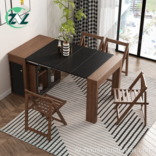 다기능 확장형 테이블 접이식 의자 식탁